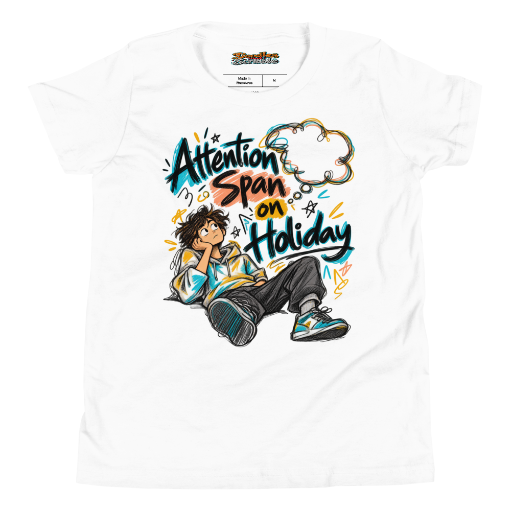 Attention Span on Holiday Youth T Shirt