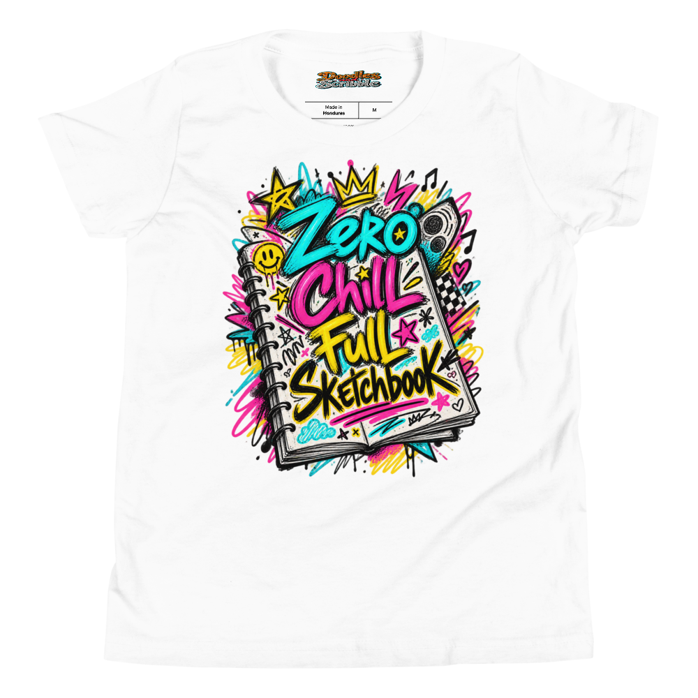 Zero Chill Full Sketchbook Youth T Shirt