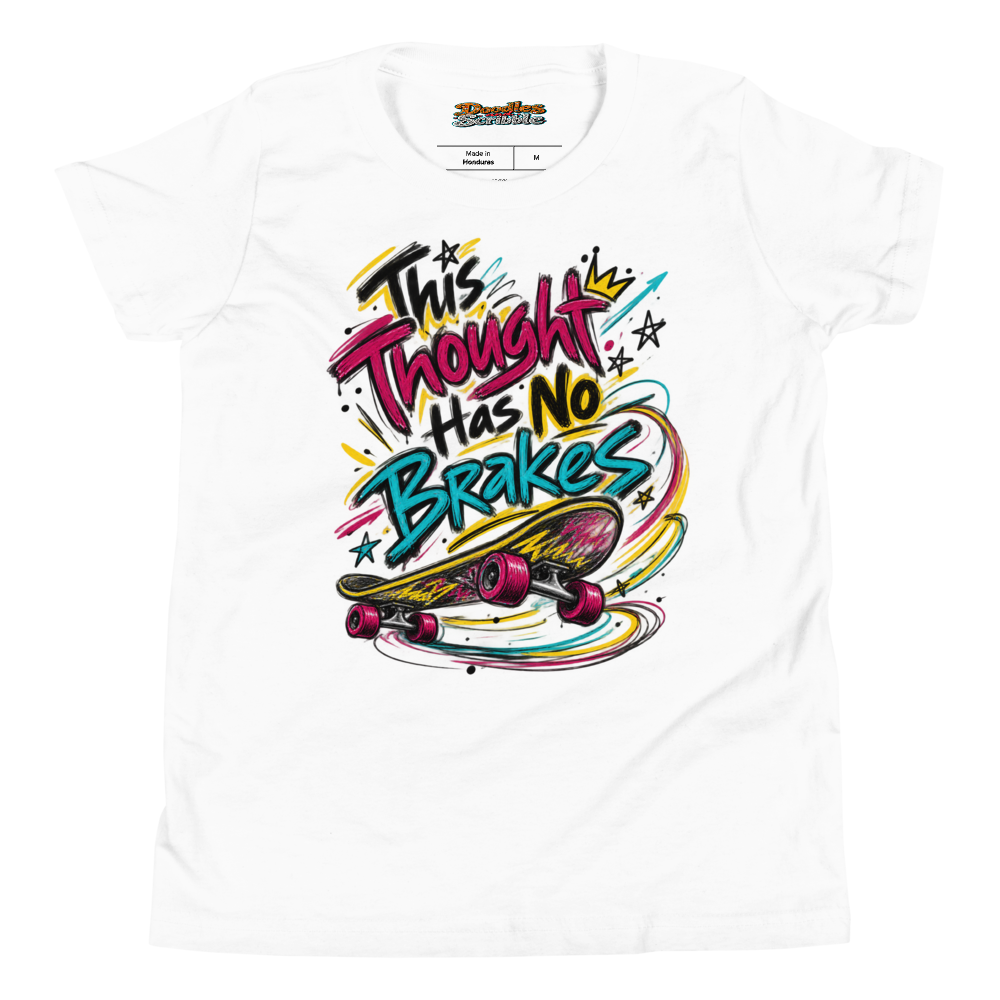 This Thought Has No Brakes Youth T Shirt