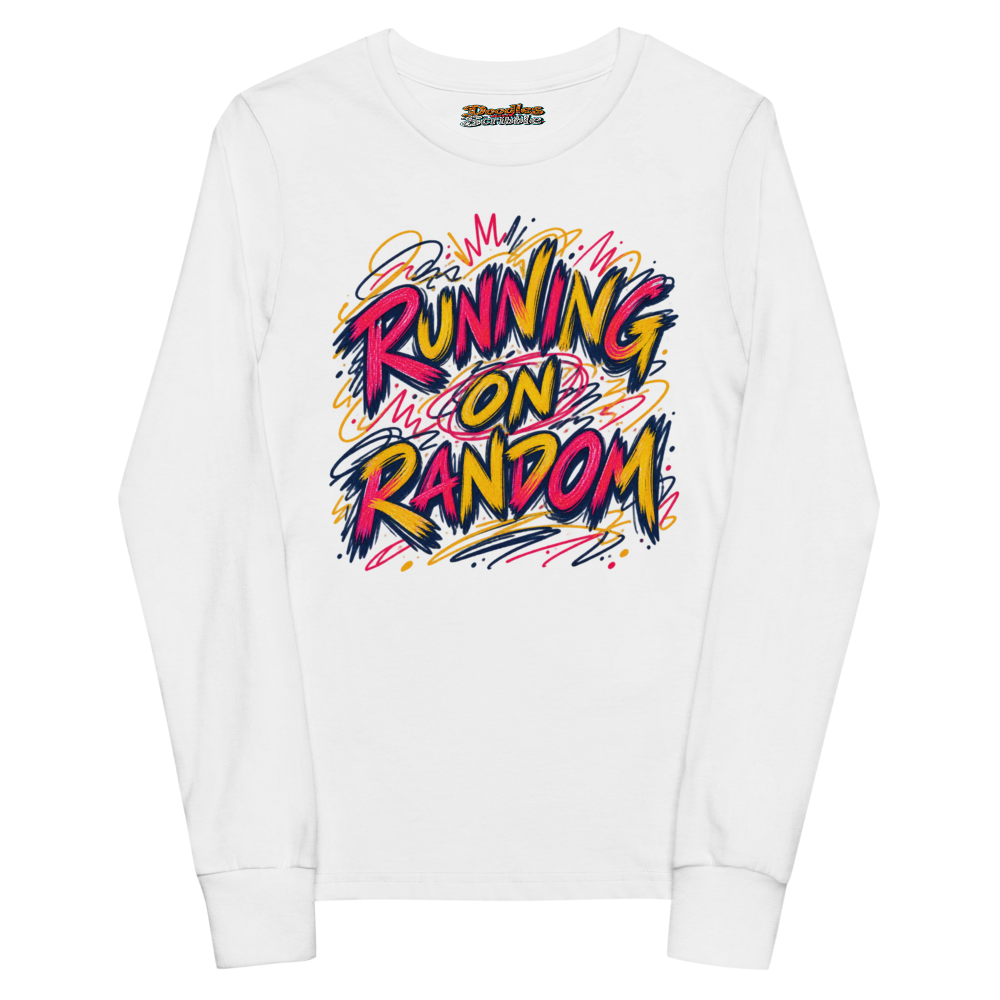 Running On Random Youth Long Sleeve T Shirt
