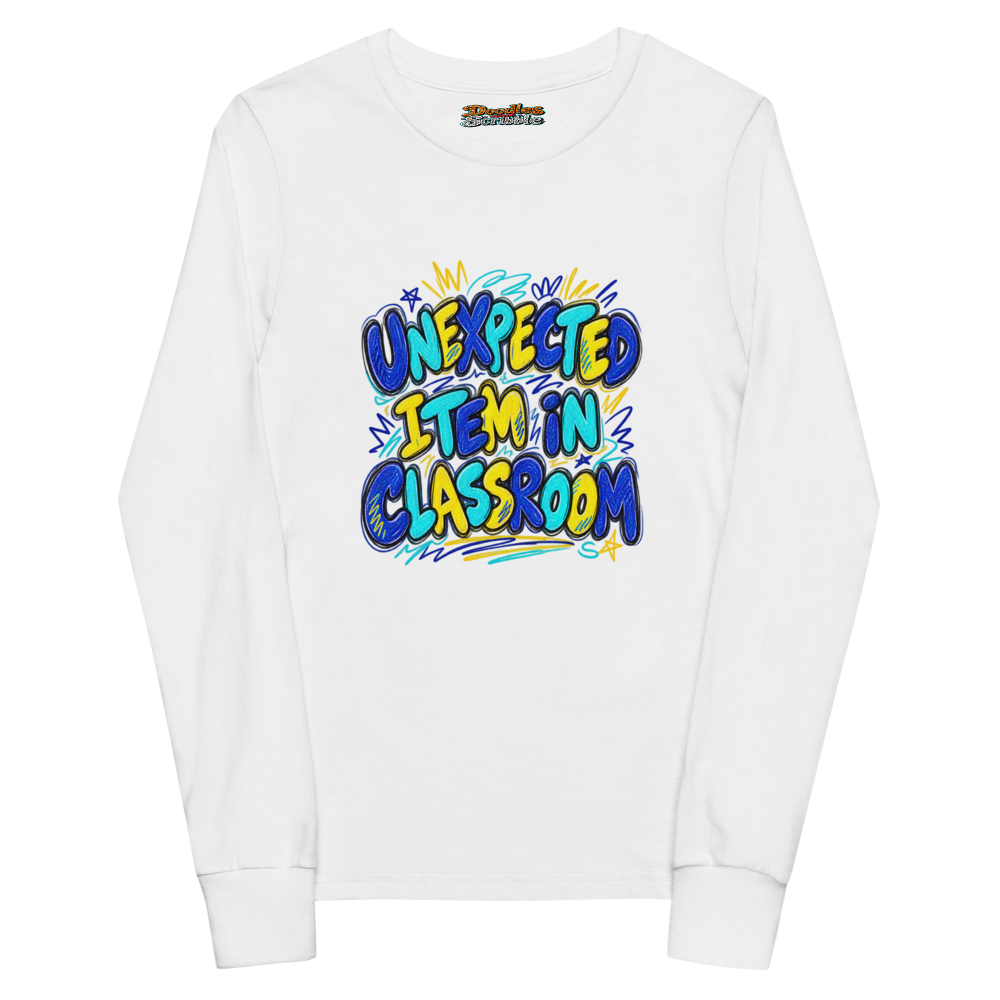 Unexpected Item In Classroom Youth Long Sleeve T Shirt