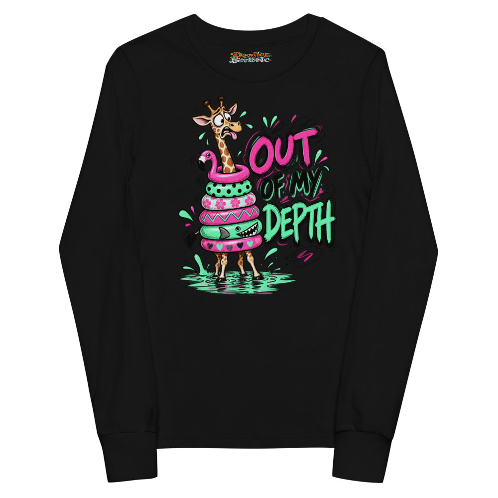 Out Of My Depth Youth Long Sleeve T Shirt alternate view