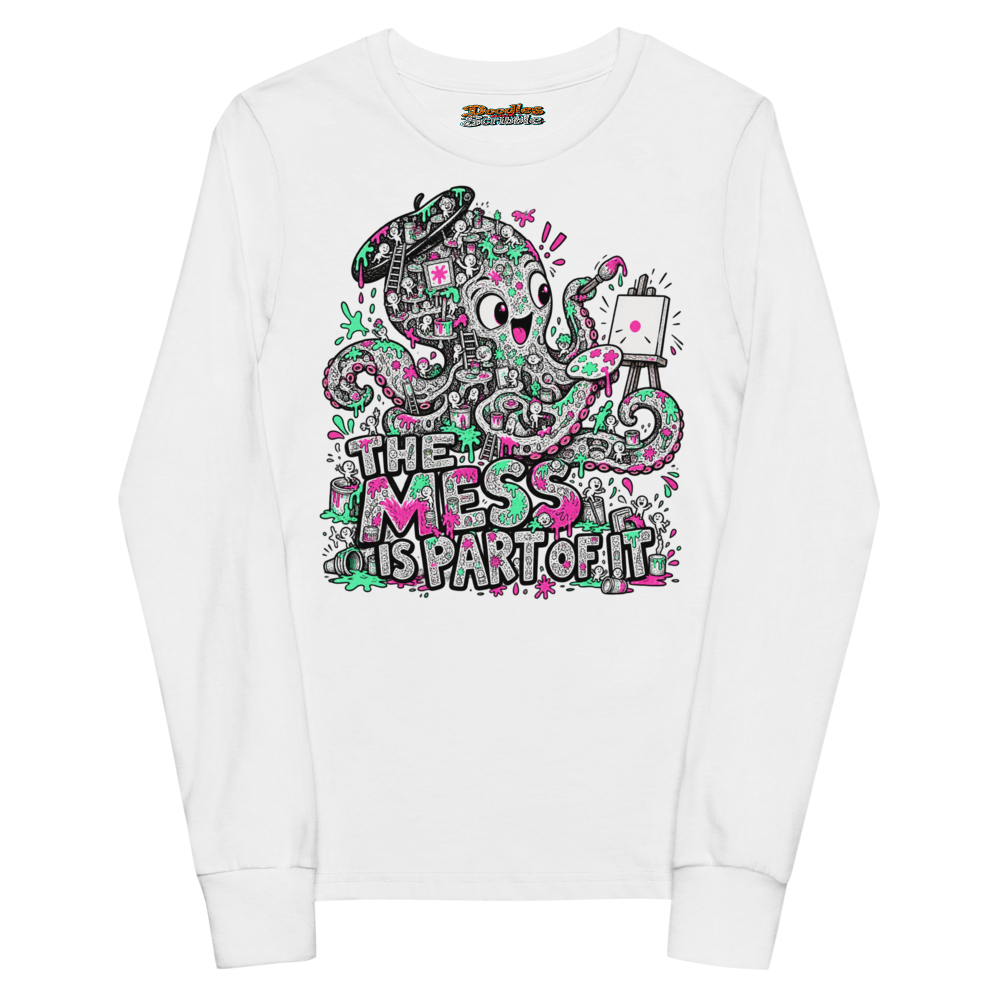 The Mess Is Part Of It Youth Long Sleeve T Shirt