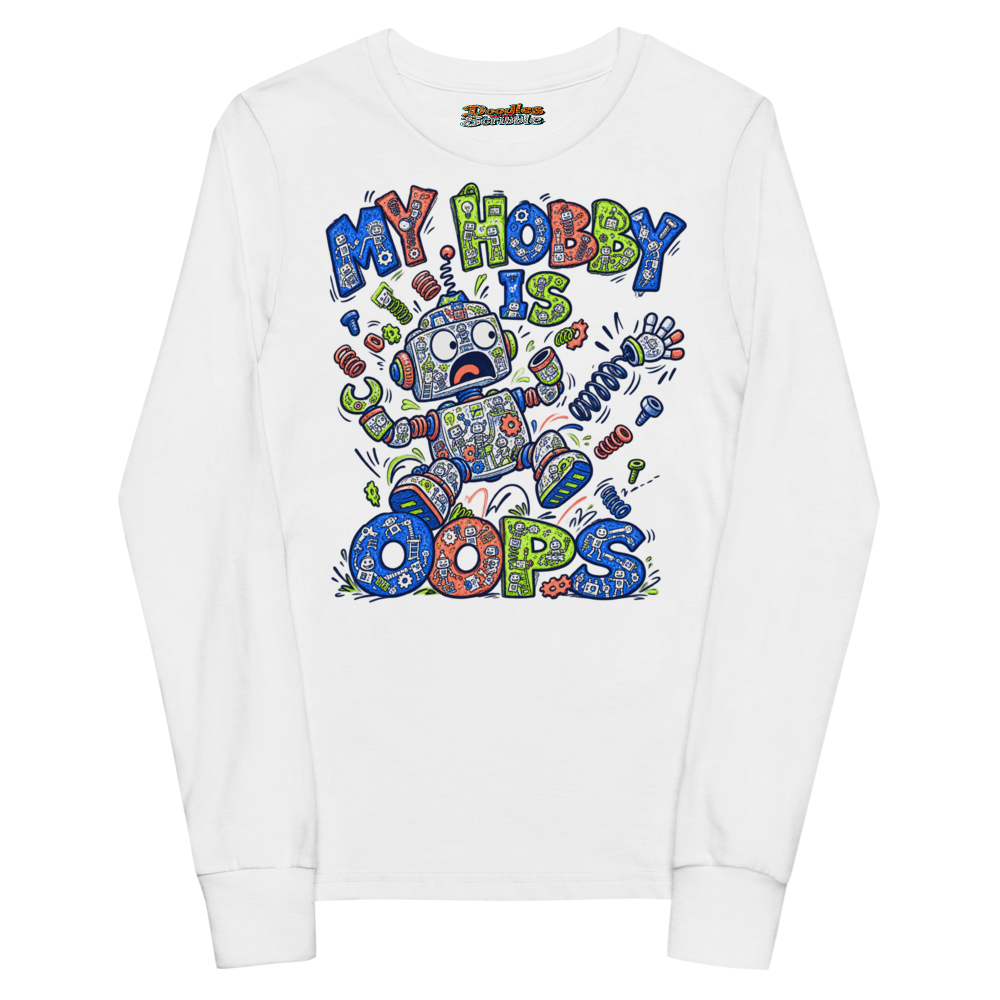 My Hobby Is Oops Youth Long Sleeve T Shirt