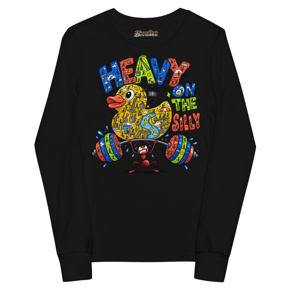 Heavy On The Silly Youth Long Sleeve T Shirt alternate view