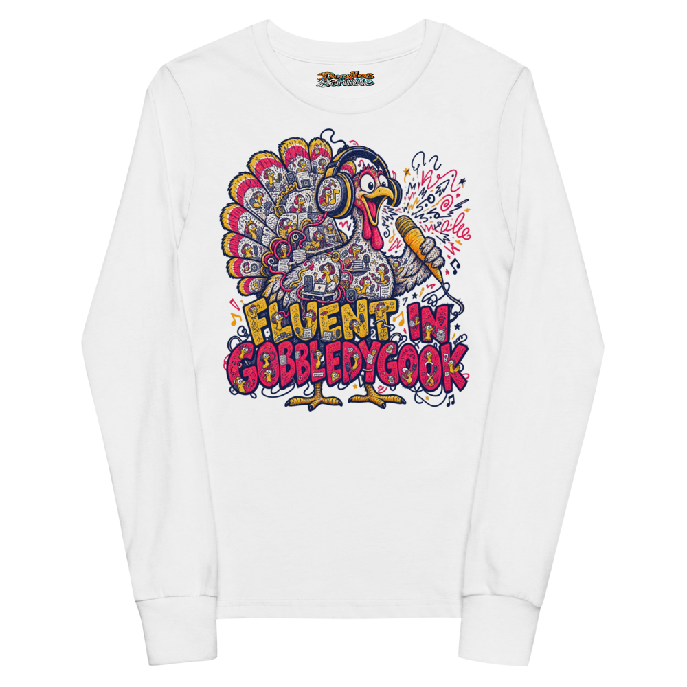 Fluent In Gobbledygook Youth Long Sleeve T Shirt