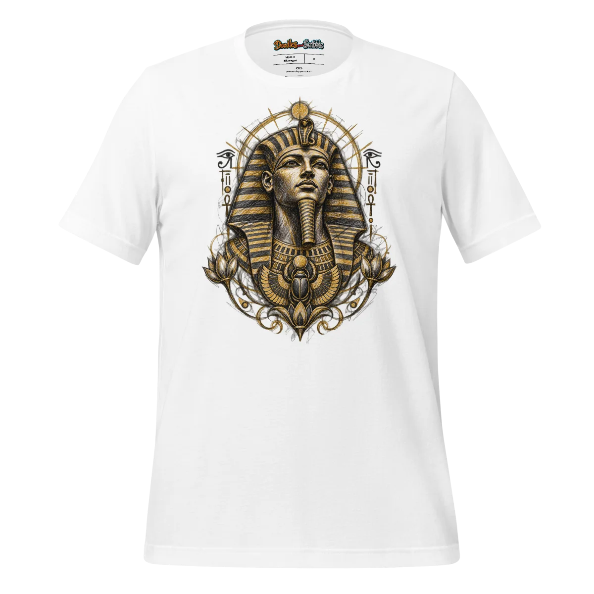 Pharaoh's Glyph T Shirt Eternal Egypt Scribble