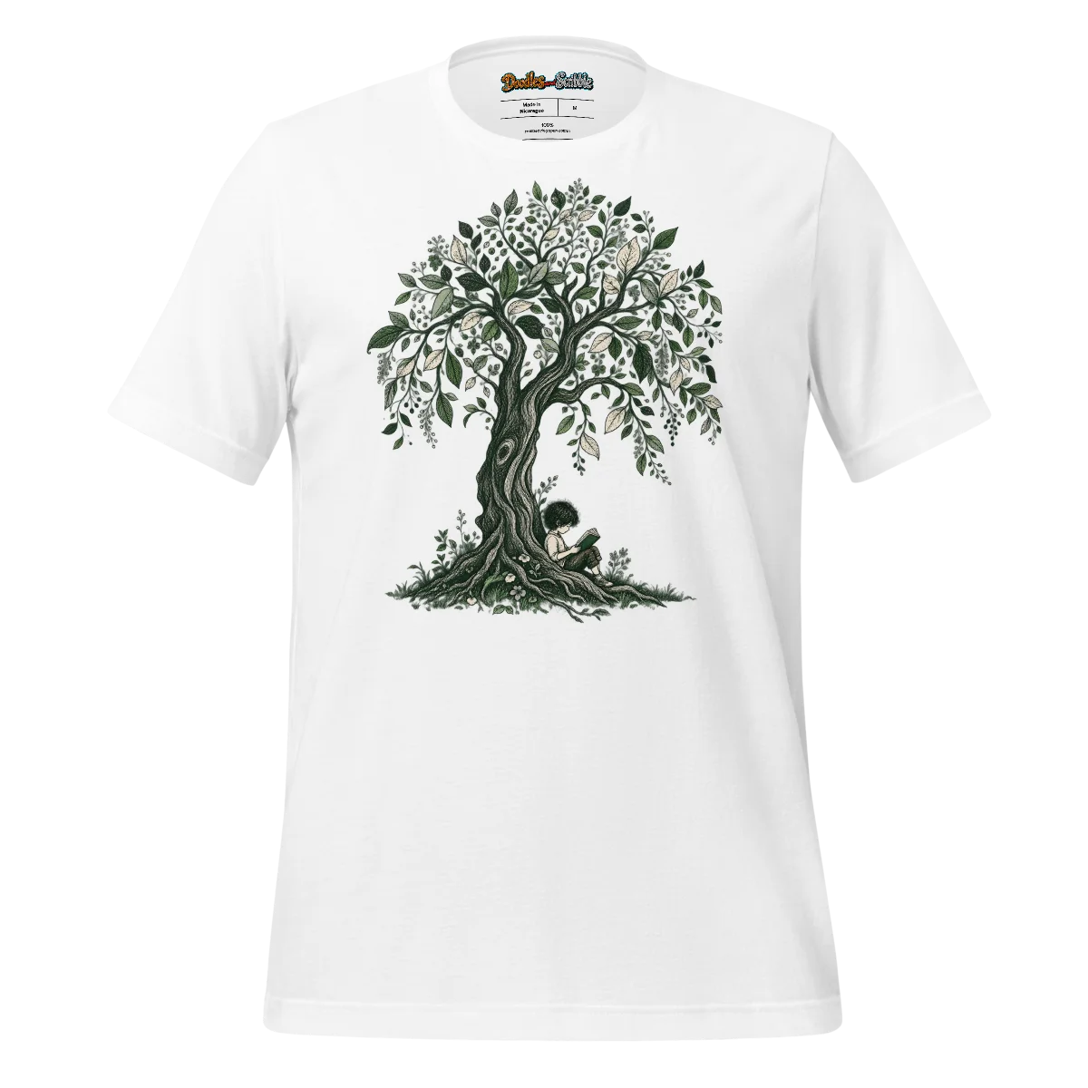 Literary Shade T Shirt Whispers of Nature Design