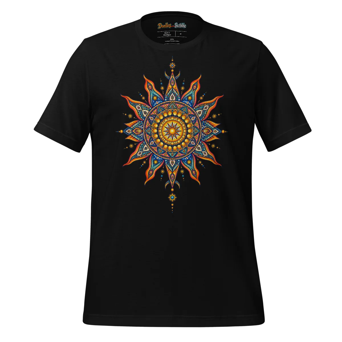 Psychedelic Mandala T Shirt Radiant Harmony alternate view