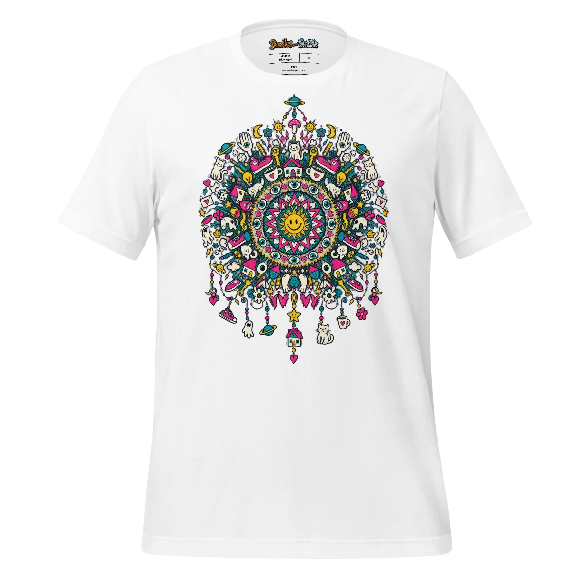 Psychedelic Mandala T Shirt Kaleidoscope Artwork