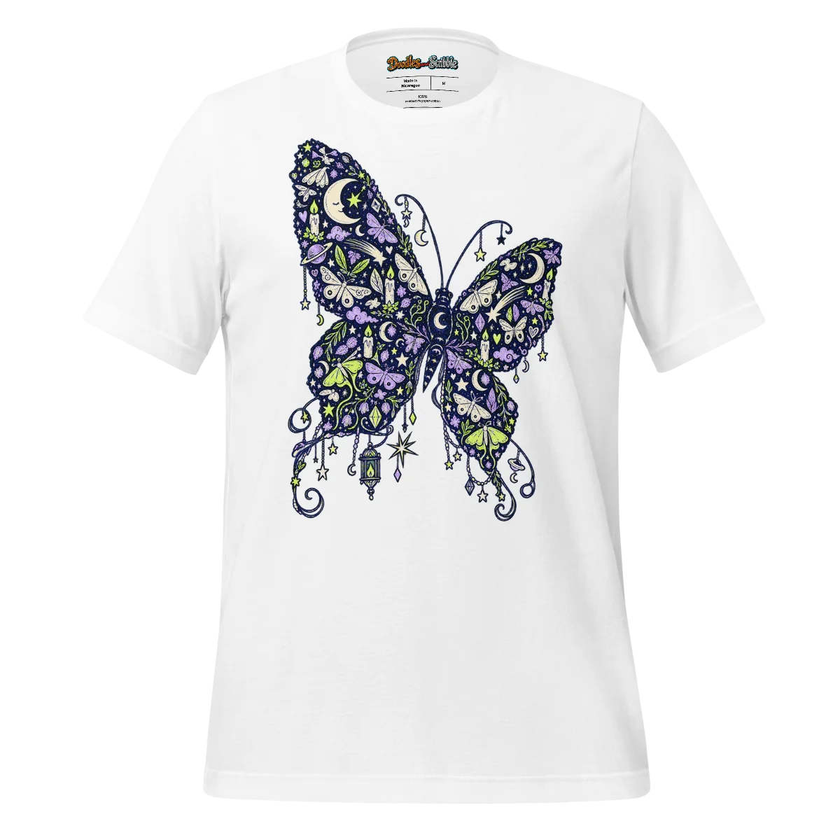 Luminous Butterfly T Shirt Iridescent Winged Beauty