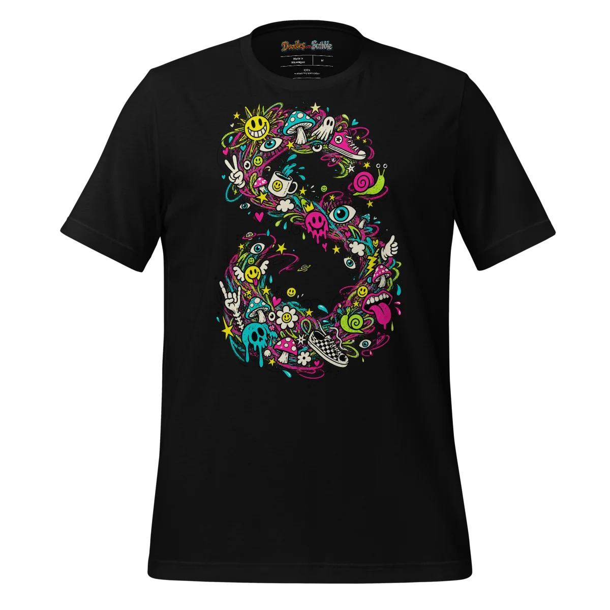 Psychedelic Swirl T Shirt Swirls of Imagination alternate view