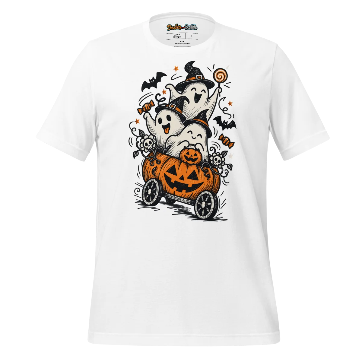 Halloween Doodle T Shirt Spooky Celebration