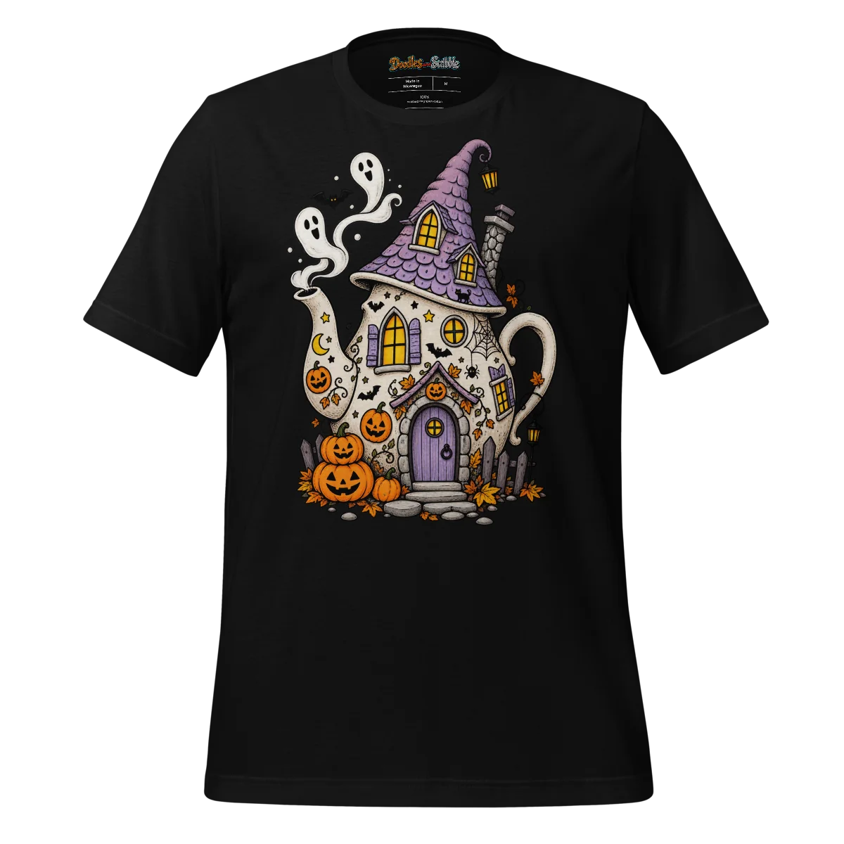 Halloween Doodle Fest T Shirt Spooky Charm alternate view