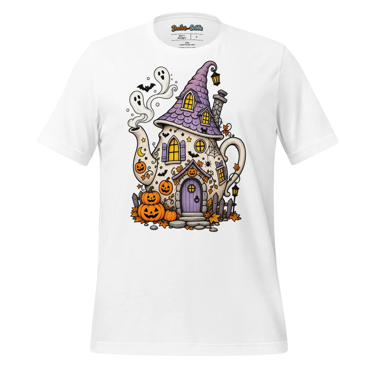 Halloween Doodle Fest T Shirt Spooky Charm