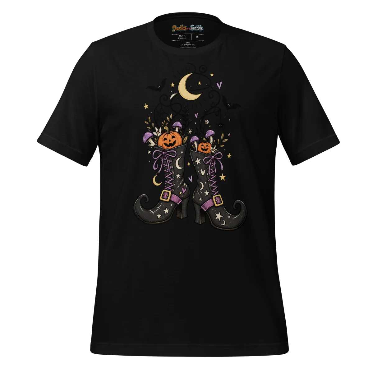 Witchery Halloween Doodle T Shirt Charmed Icons alternate view
