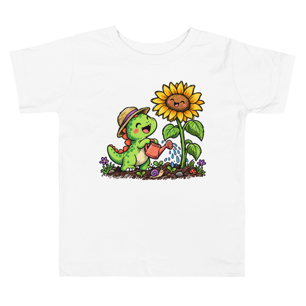 Dinosaur Gardener Toddler T-Shirt