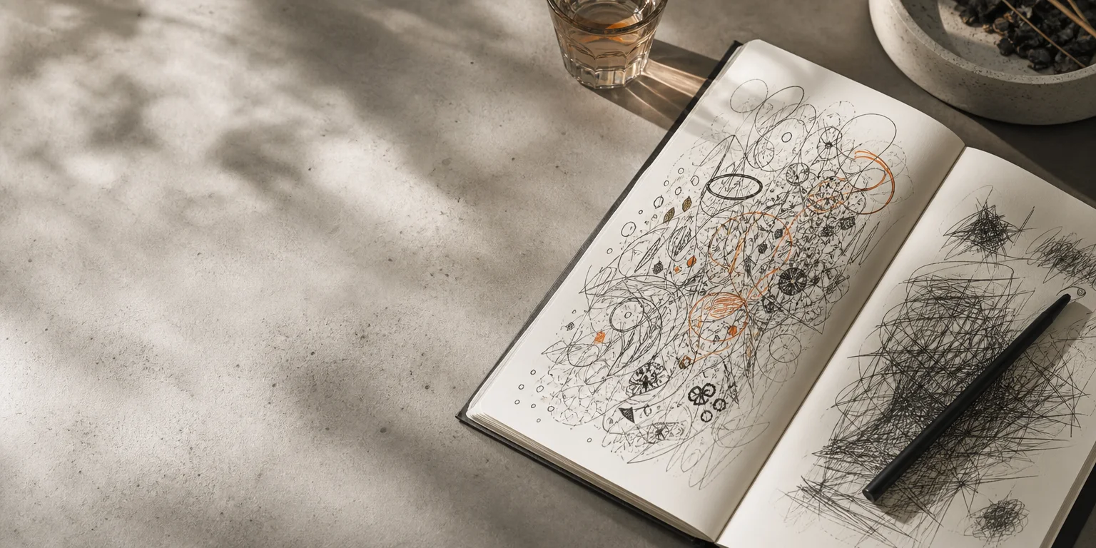 difference between doodling and scribbling: a guide to hand-drawn marks