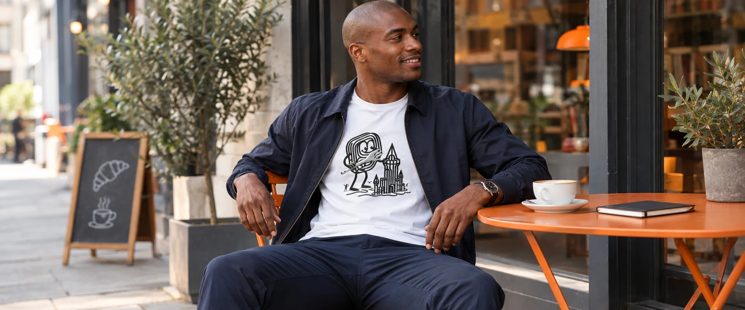 Castle Builder T-Shirt - Enigmatic Soulful Scribbles styled for Give the castle builder a quieter frame