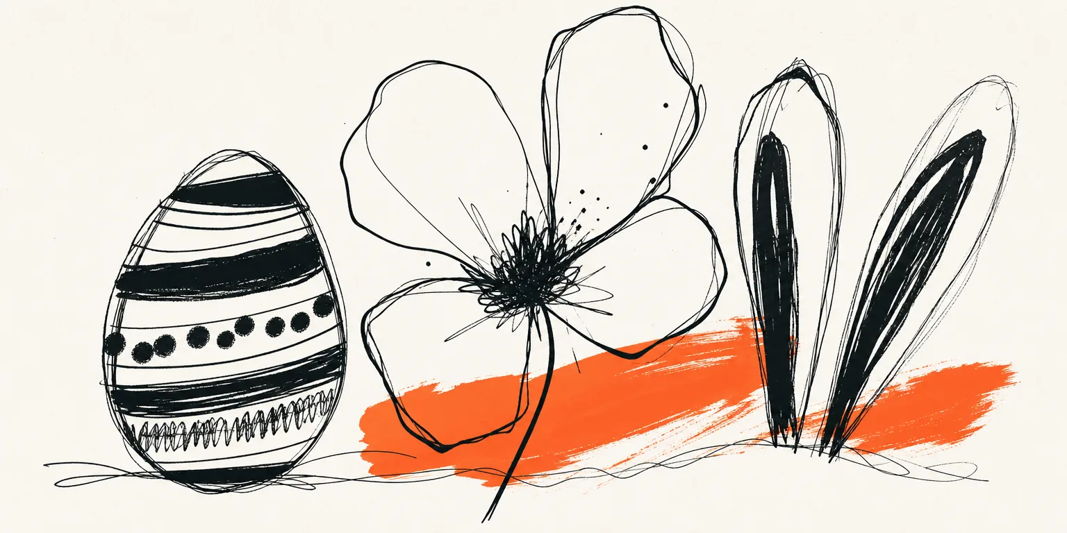 Easter doodles: Playful Seasonal Art for Adults