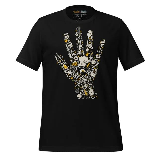 Utensil Maze T Shirt Culinary Labyrinth alternate view