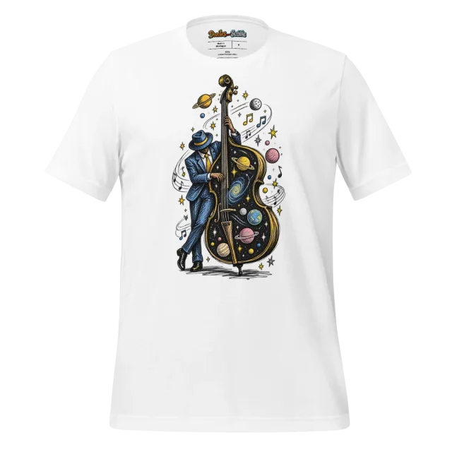 Interstellar Jazz Doodle T Shirt Galactic Groove