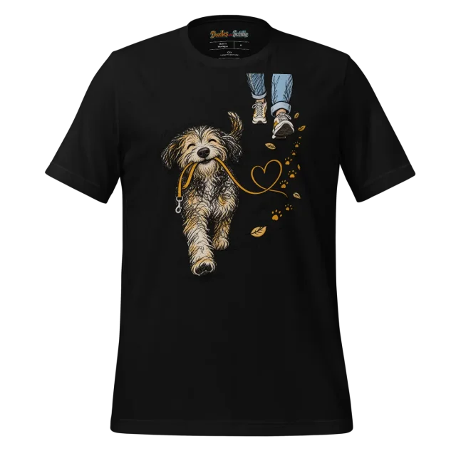 Dog Walk Doodle T Shirt Best Friend Walks alternate view