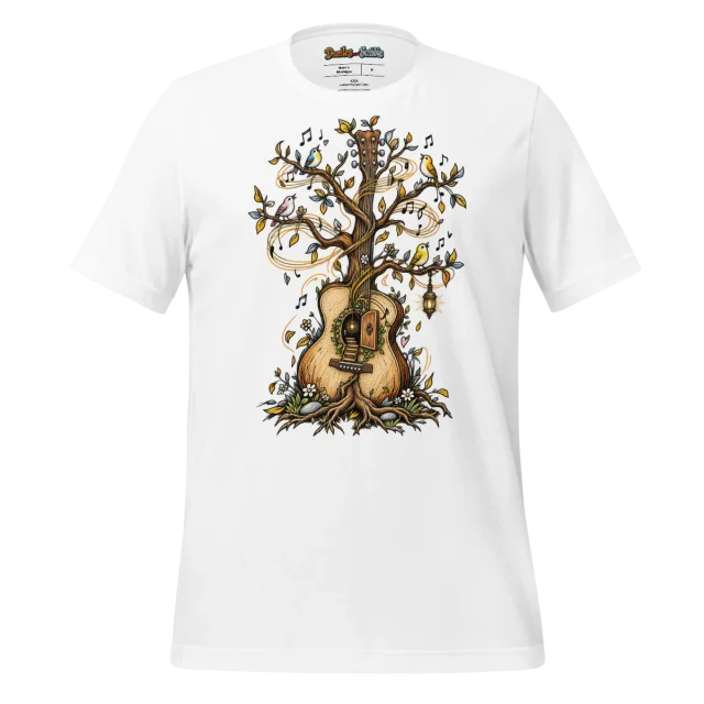 Acoustic Doodle T Shirt Rhythmic Reverie Harmony