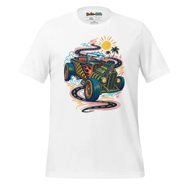 Retro Car Doodle T Shirt