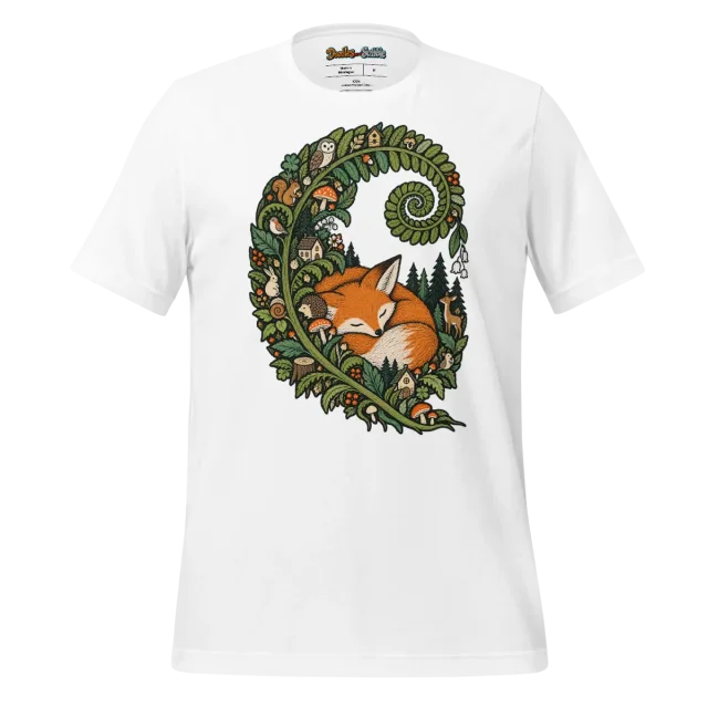 Whimsical Wilderness T Shirt Nature's Heartbeat