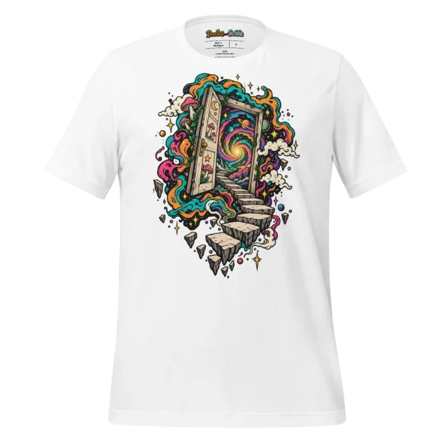 Psychedelic Portal T Shirt with Mind Bending Doodle Art