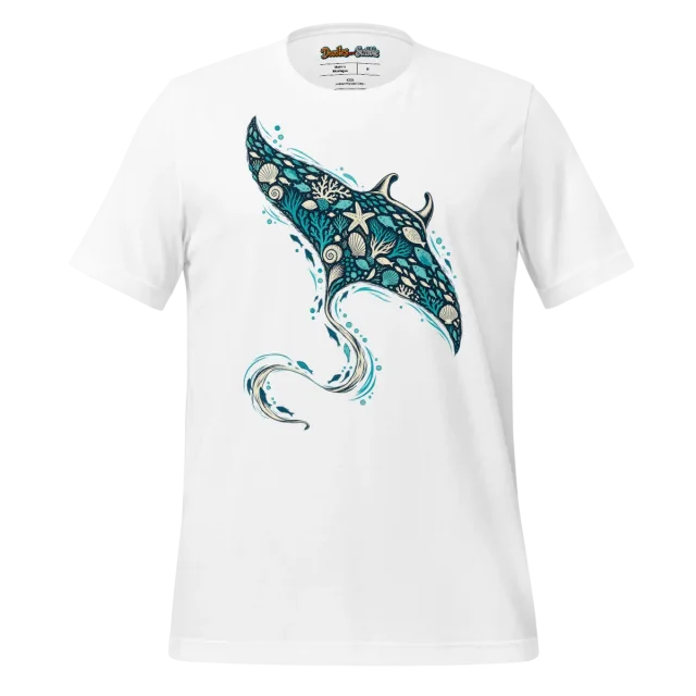 Marine Life T Shirt Artistic Motion Design