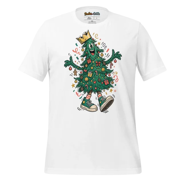Party Pine Doodle T Shirt Festive Frenzy
