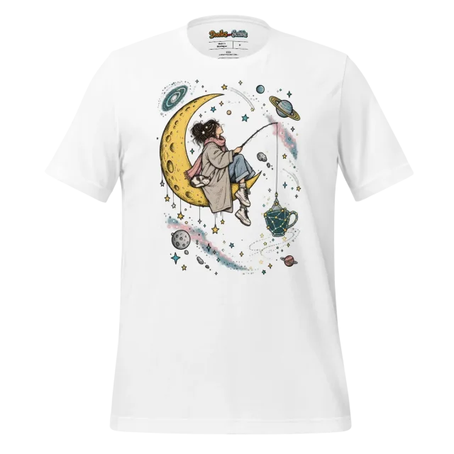 Stardust Doodle T Shirt Cosmic Contemplation