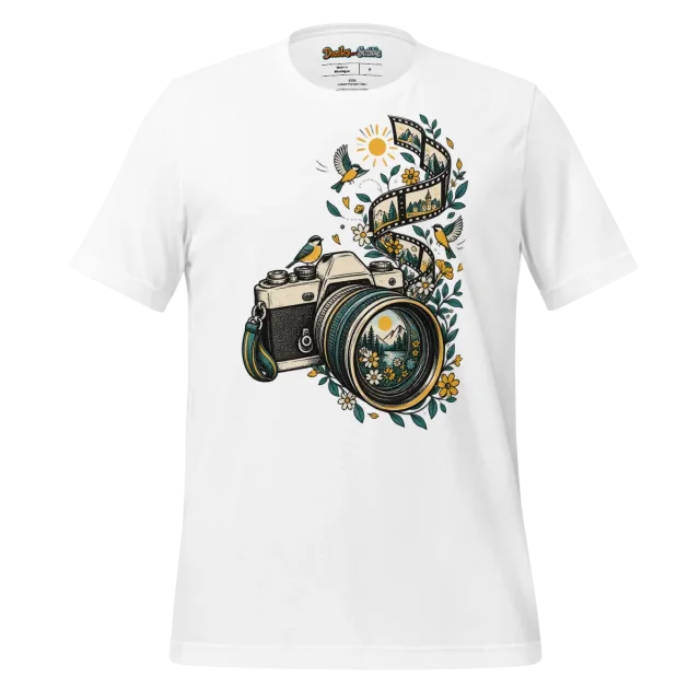 Retro Camera T Shirt for Photographers