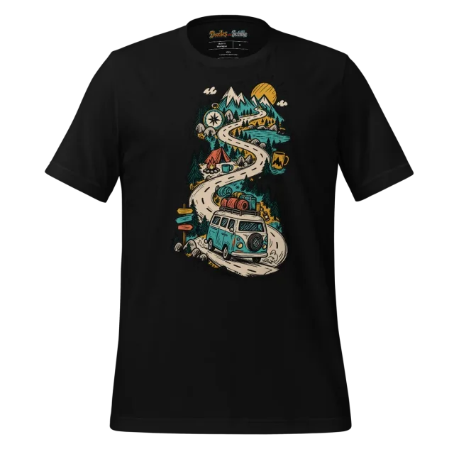 Retro Road Trip T Shirt Urban Wanderer Design alternate view