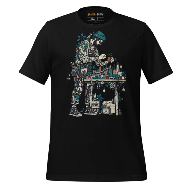 Urban Artisan T Shirt Crafted Circuitry Design alternate view