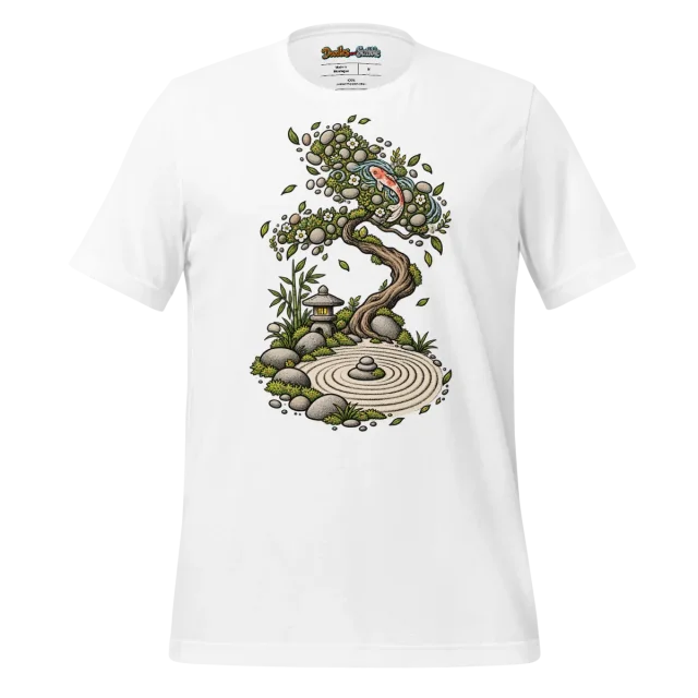 Zen Garden T Shirt Nature Serenity Doodle