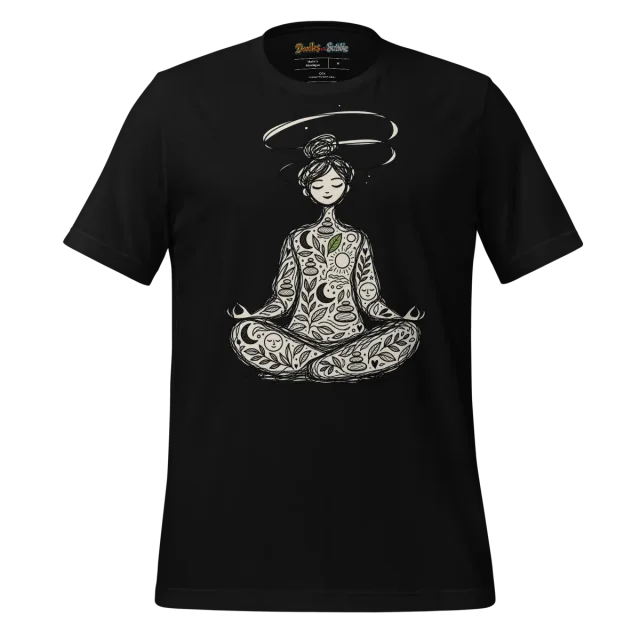Zen Doodles T Shirt Meditative Contours alternate view