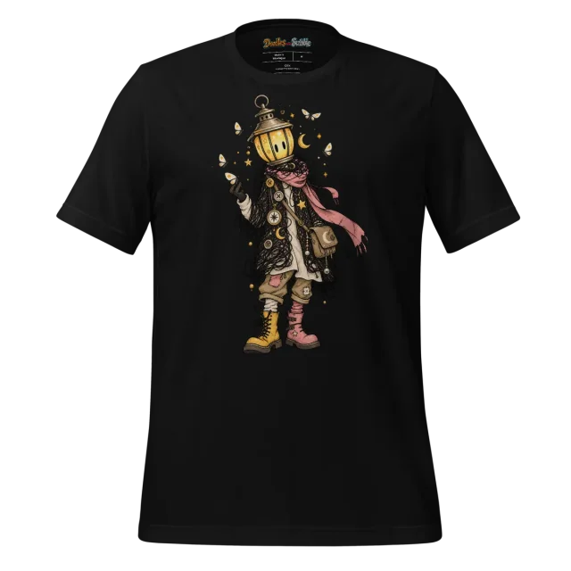 Scribble Creature T Shirt with a Mysterious Doodle Design alternate view