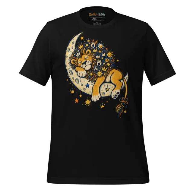 Psychedelic Lion T Shirt Vibrant Majesty Design alternate view