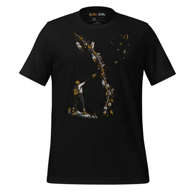 Archer Aim T Shirt Soulful Scribbles Design alternate view