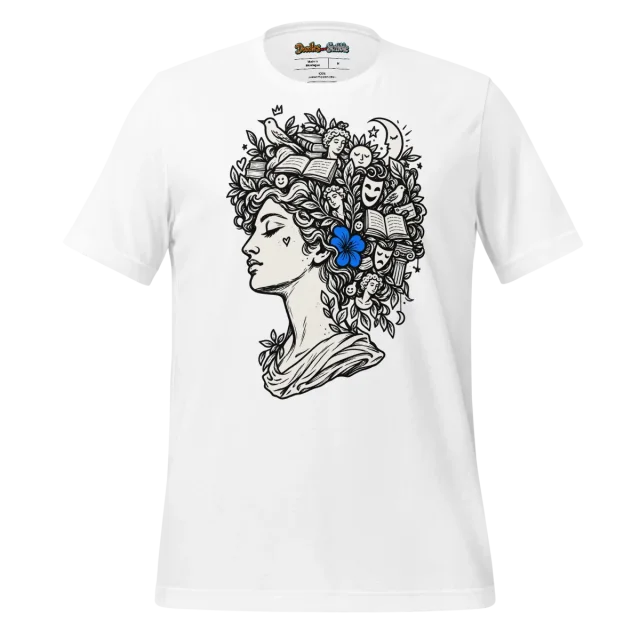 Classical Muse T Shirt Timeless Scribble