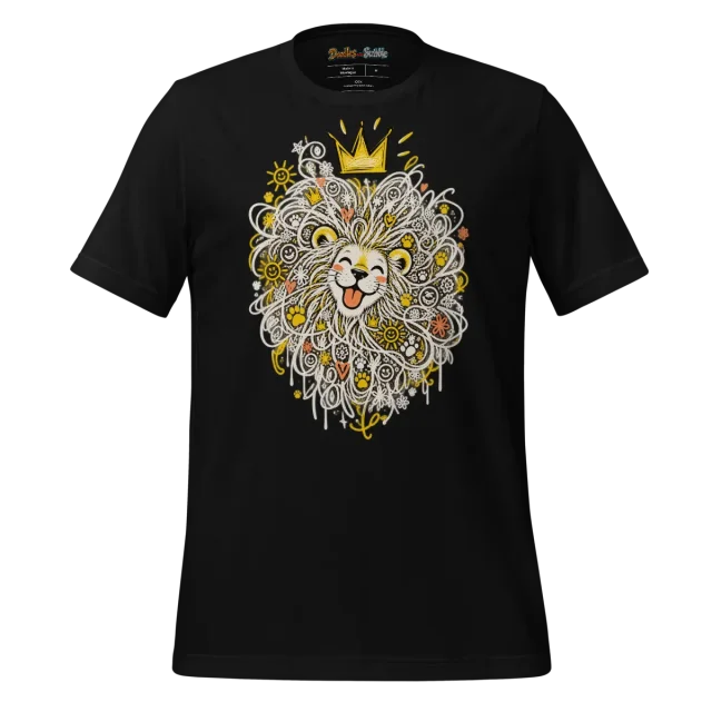 Psychedelic Lion T Shirt Regal Radiance alternate view