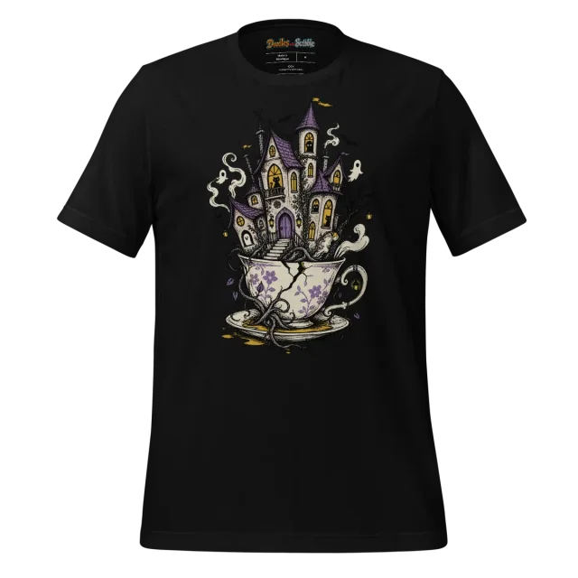 Mystic Manor T Shirt Enigmatic Architecture Doodle alternate view