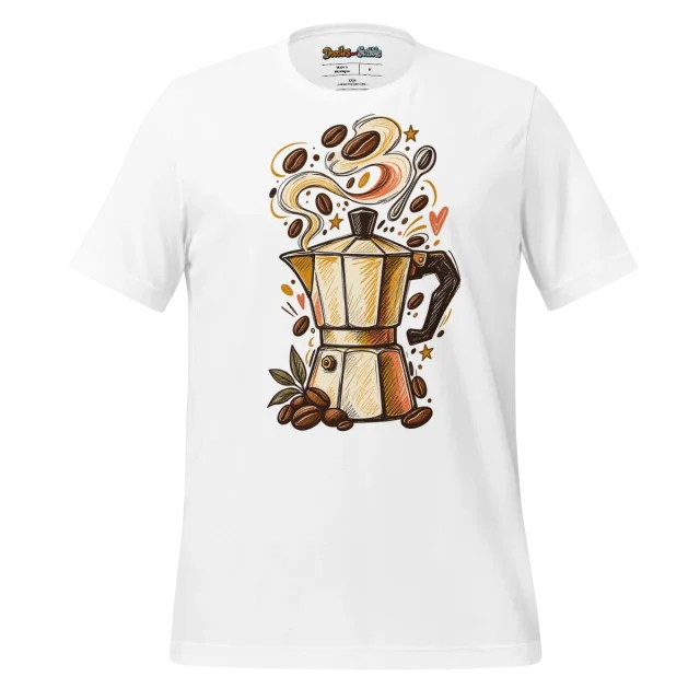 Espresso Doodle T Shirt Bold Brew Design