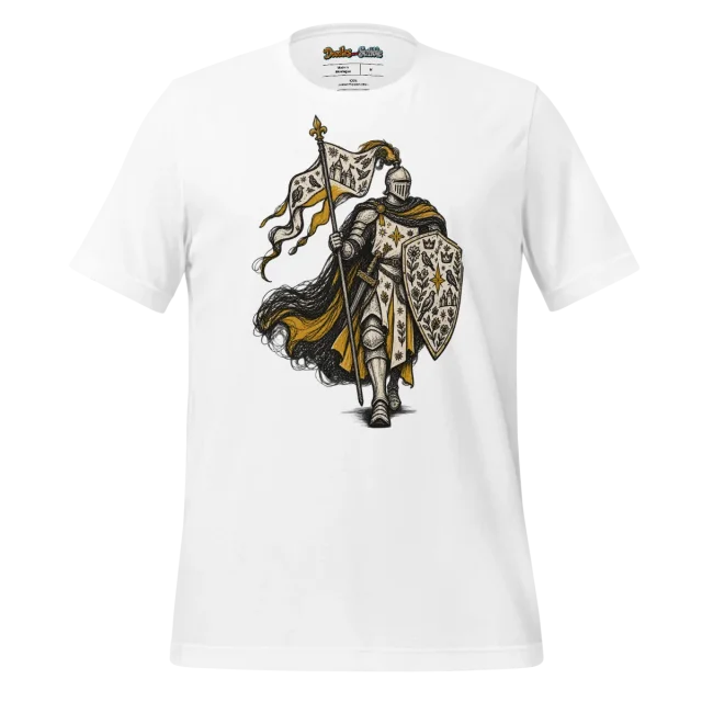 Knight Valor T Shirt Heraldic Elegance