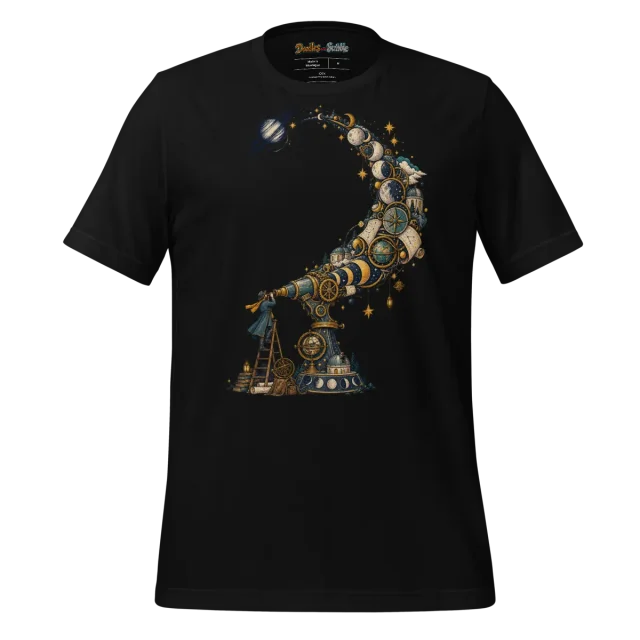 Vintage Astronomer T Shirt Exploration Doodle alternate view