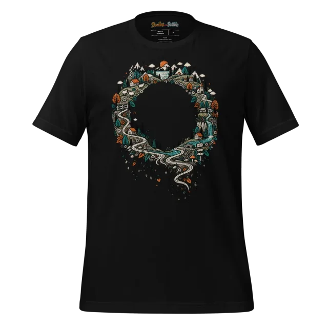 Circular Scenery T Shirt Artistic Horizons alternate view