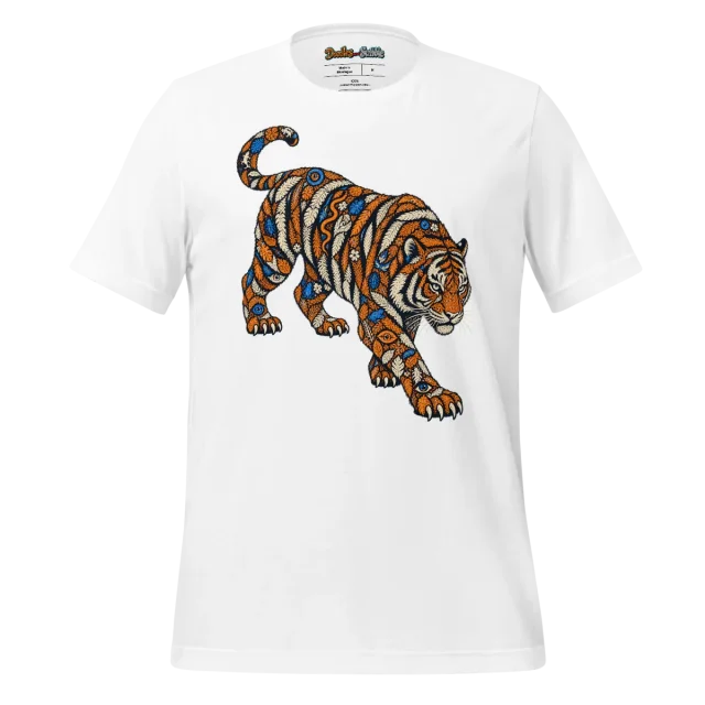 Psychedelic Tiger T Shirt Fierce Radiance